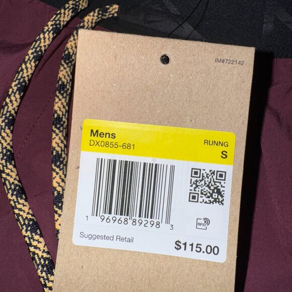 Nike Trail Dawn Range Dri-Fit Running Pants Night Maroon Men’s S DX0855-681 NEW - Picture 7 of 11